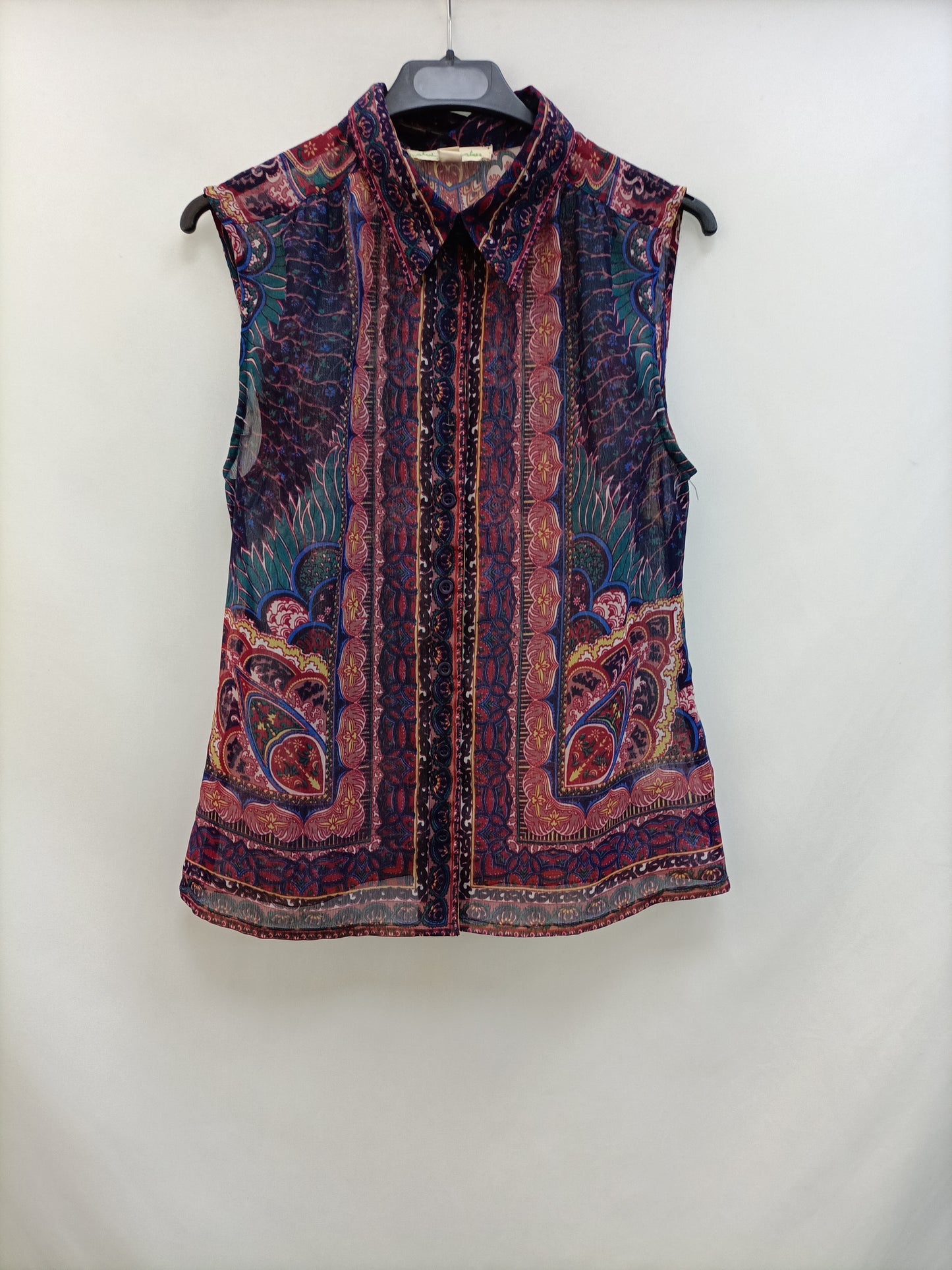 URBAN OUTFITTERS. TS semi-sheer sleeveless blouse