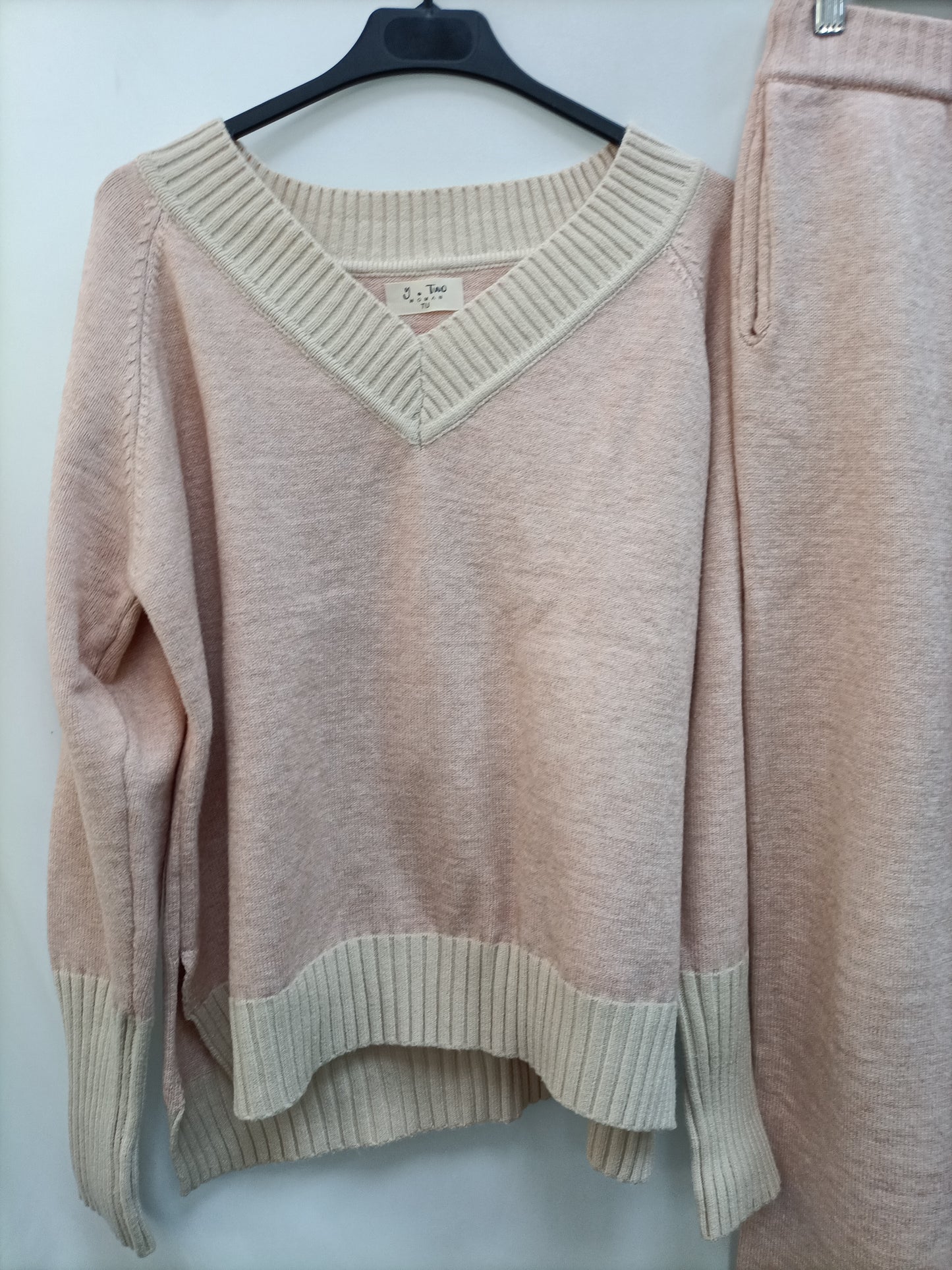 Y.TWO. Total look rosa punto T.u(s/m)