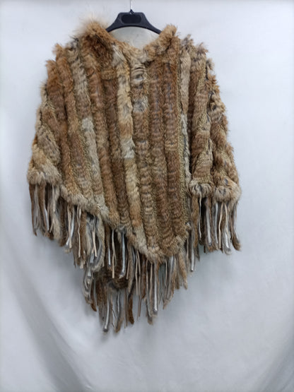 OTRAS. Poncho pelo camel Tu