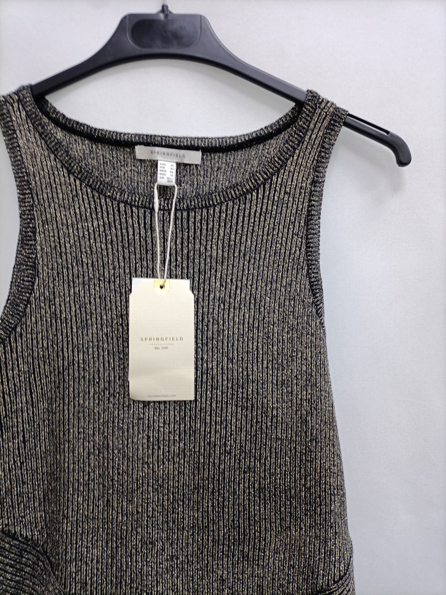 SPRINGFIELD.Gold knit dress TM