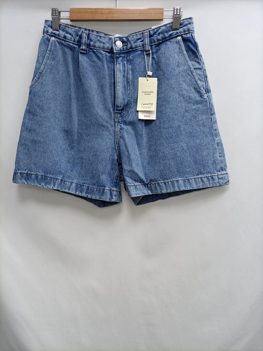 MANGO.Shorts estilo slouchy denim T.40