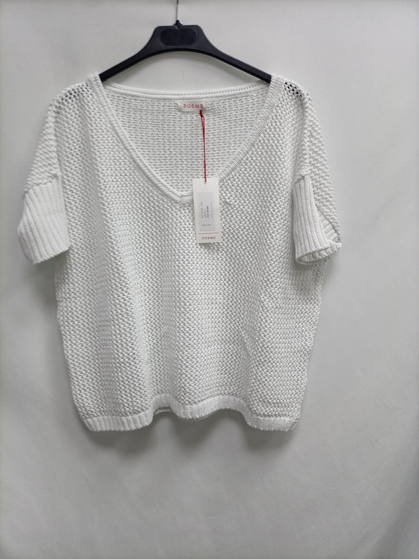 POEMS.Open knit top/sweater TS/M
