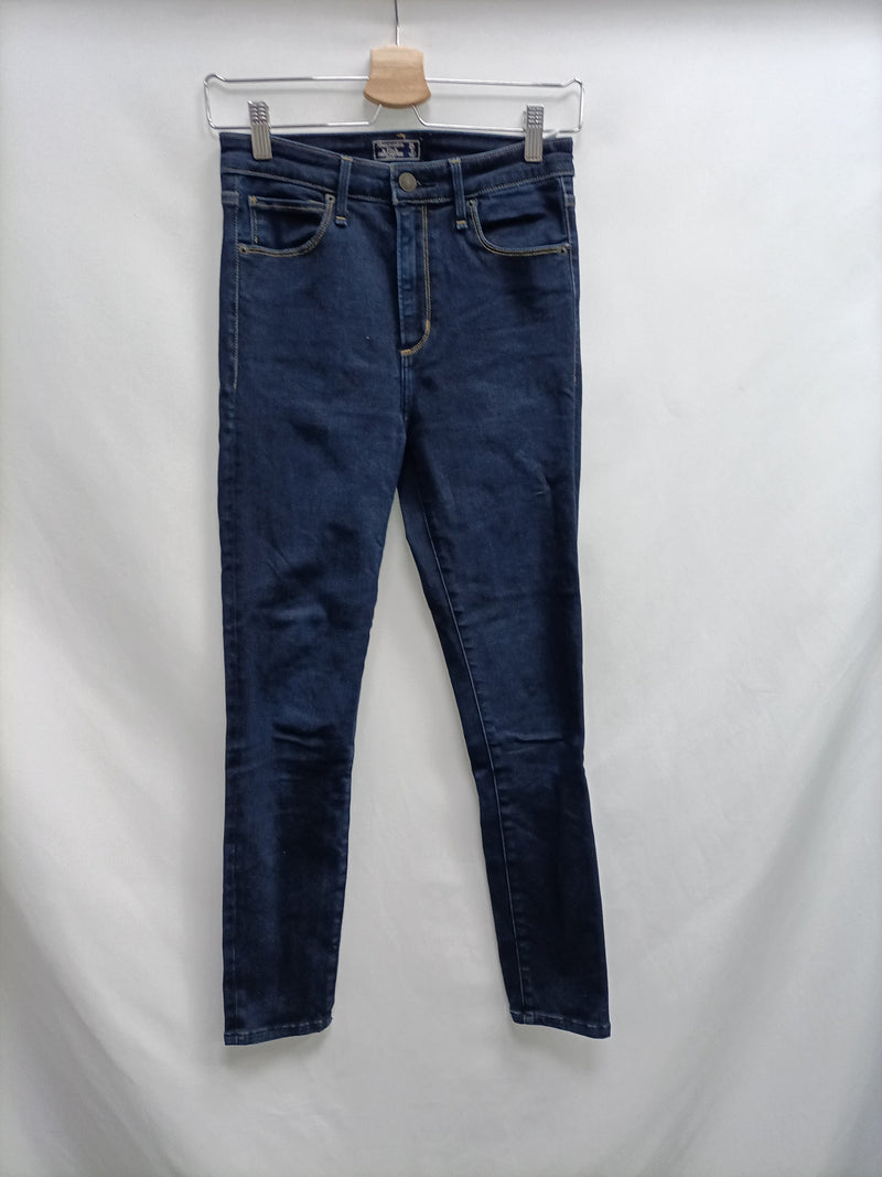 ABERCROMBIE&FITCH.Pitillos denim oscuro T.36