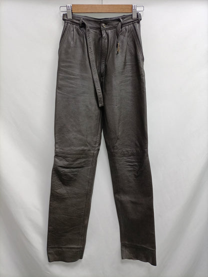 OTHERS.Straight leather pants S.34 (vintage)