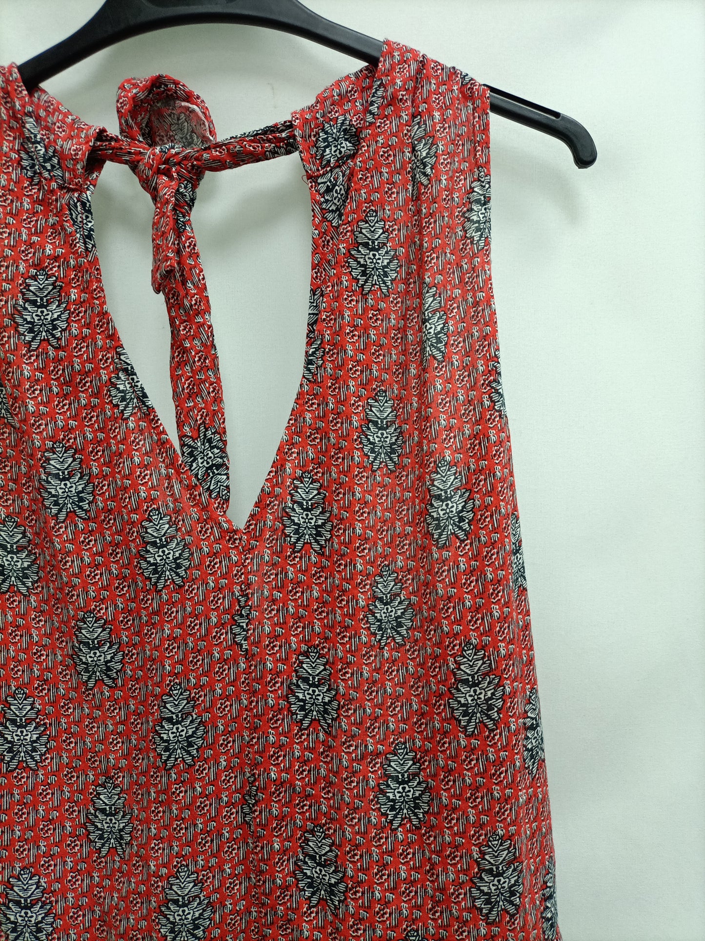 ZARA.Mono largo estampado T.S