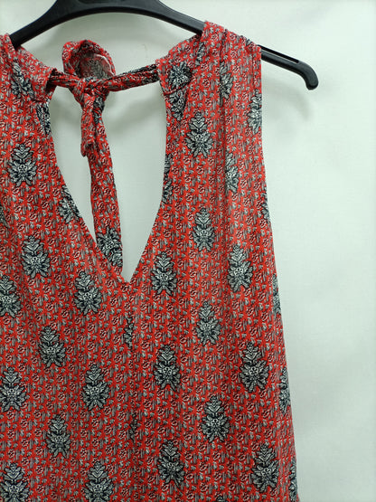 ZARA.Mono largo estampado T.S