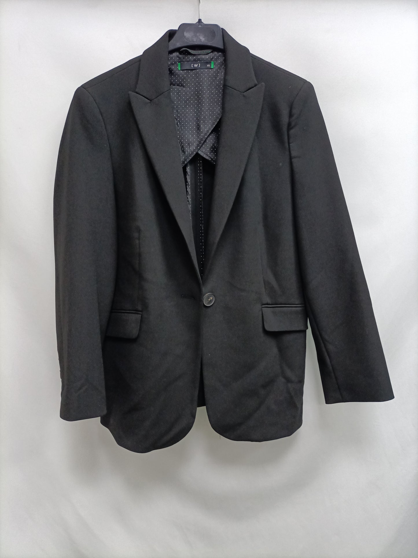 W.Blazer negra oversized T.XS