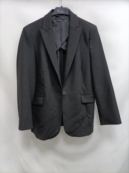W.Blazer negra oversized T.XS