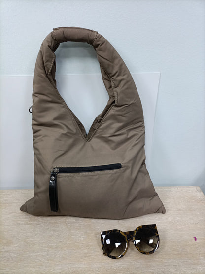 WINTER MOOD BY TANTREND.Bolso lona marrón