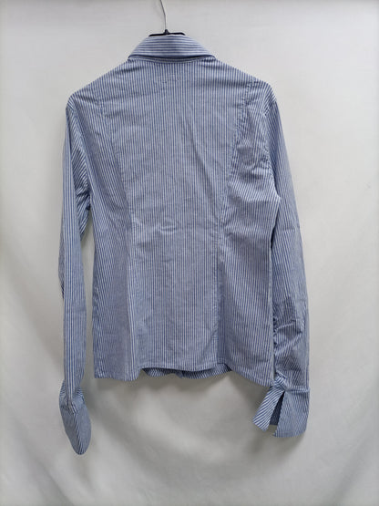 NEW CARO.Camisa rayas fruncido T.XL