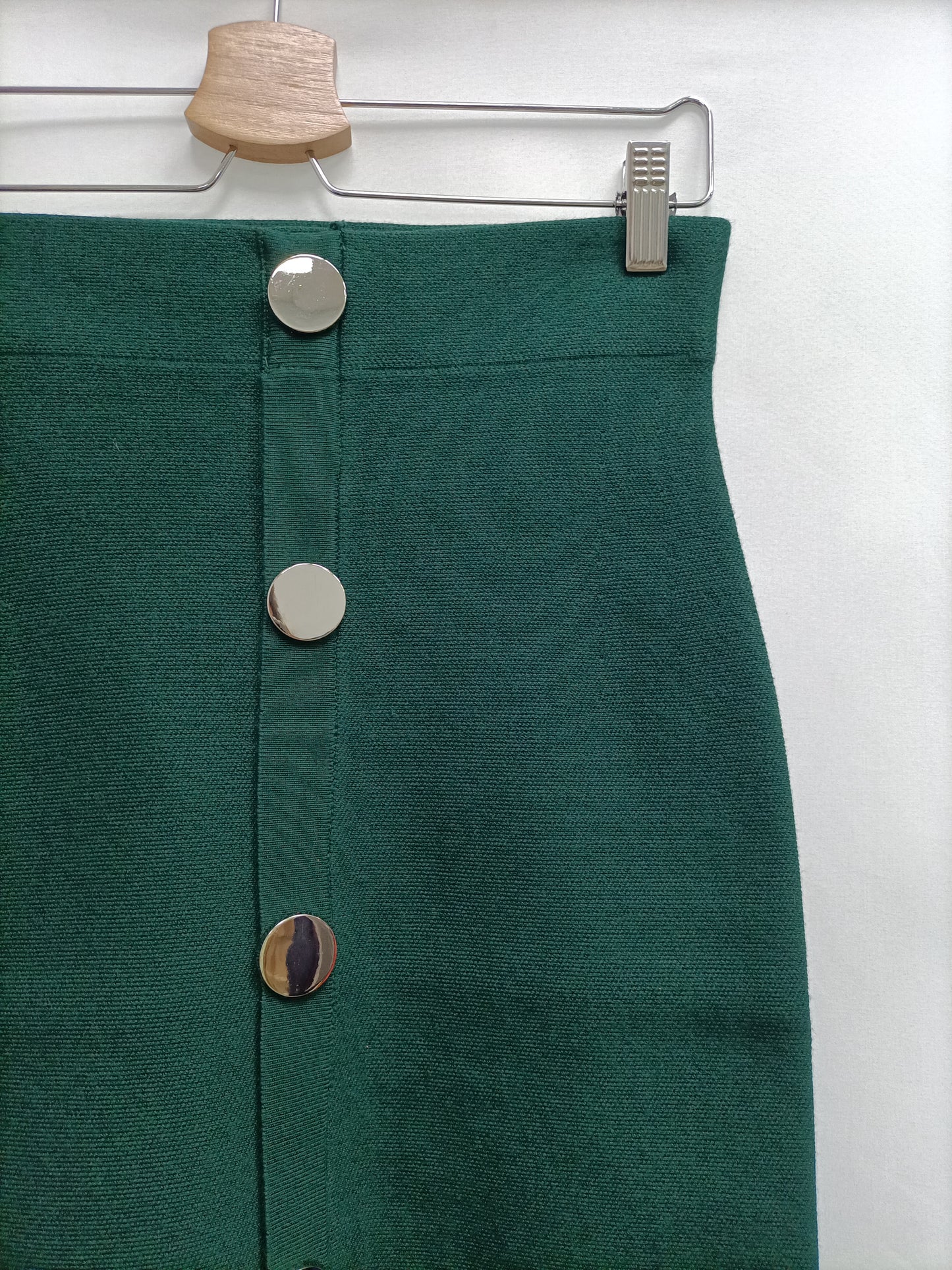 MAY.Falda punto verde T.36