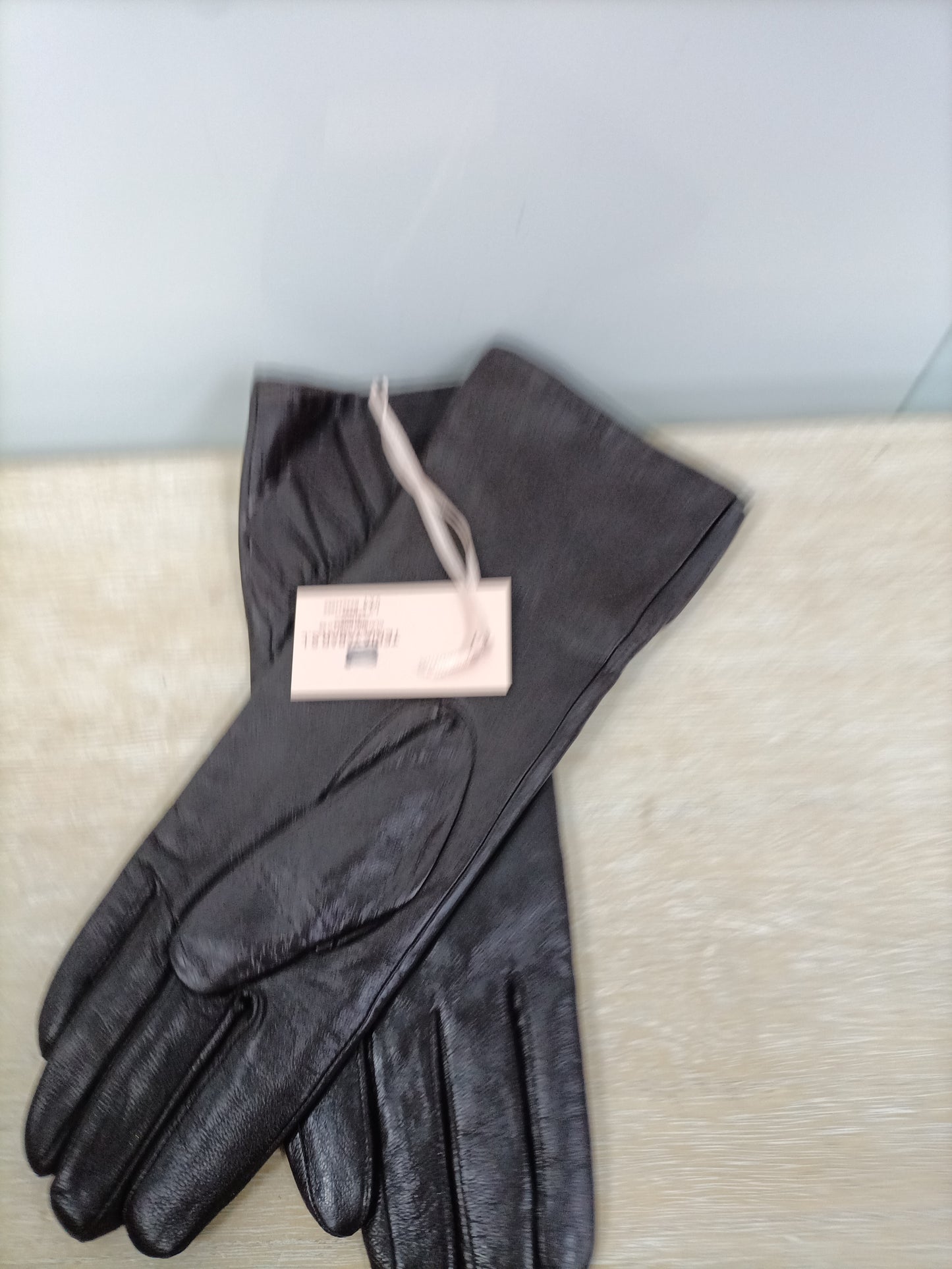 TERIA YABAR.Guantes marrones piel T.M