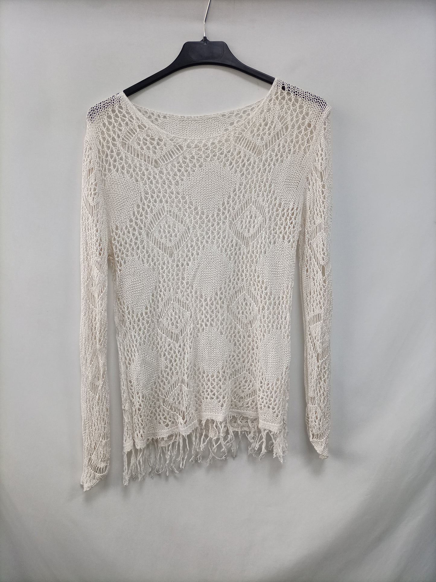 OTRAS. Jersey de punto blanco T.U (S)