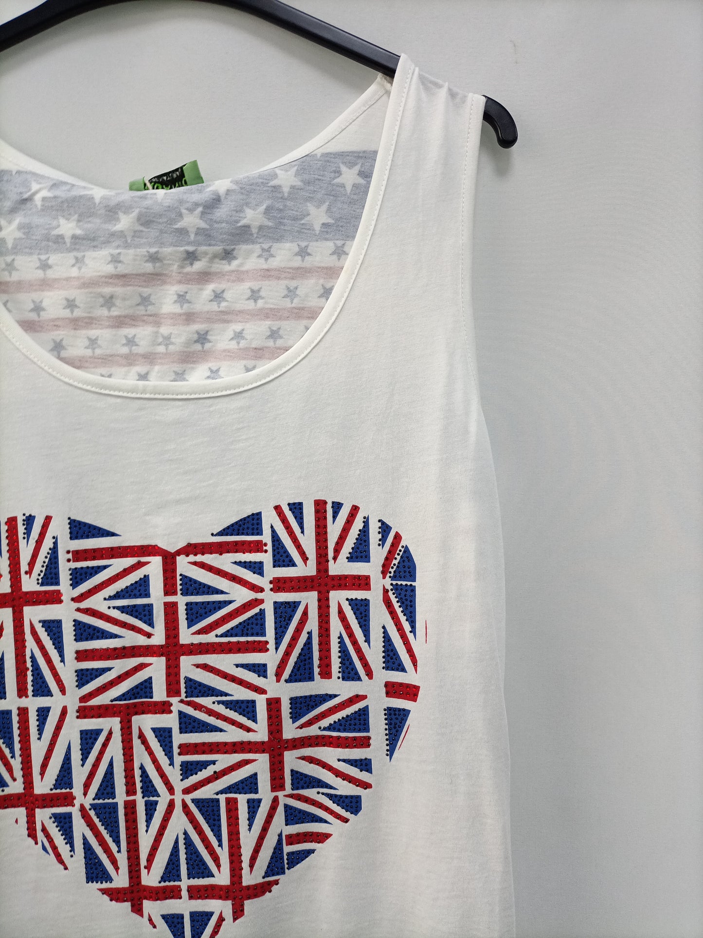 ORGANICHILL. Camiseta blanca corazón T.l