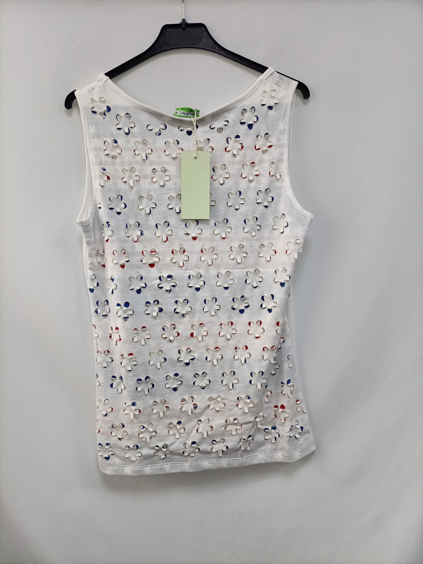 ORGANICHILL. Camiseta blanca corazón T.l