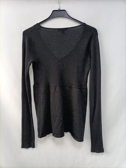 SFERA. Top negro hilos T.s (tara)