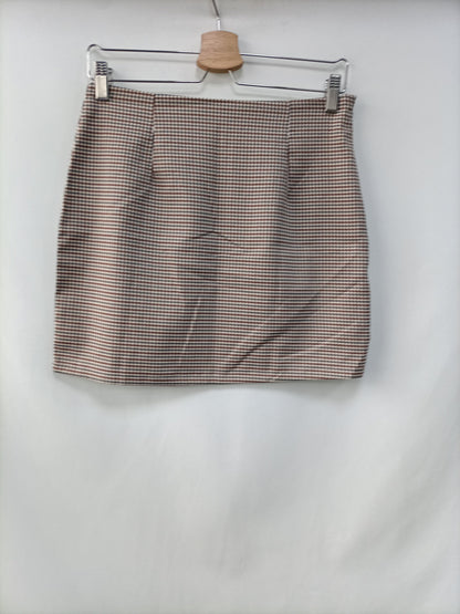 SHEIN. Falda corta cuadros T.m