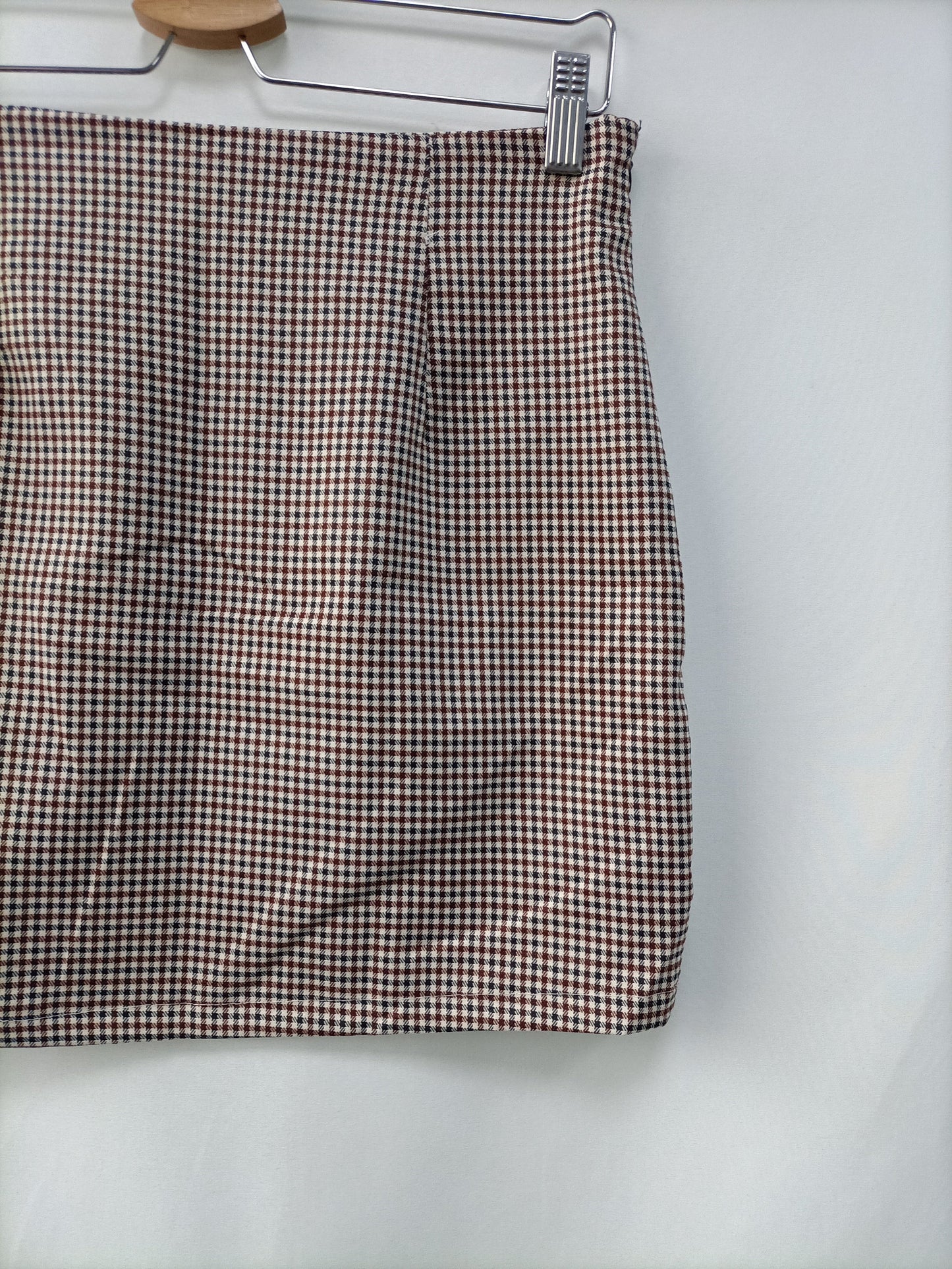 SHEIN. Falda corta cuadros T.m