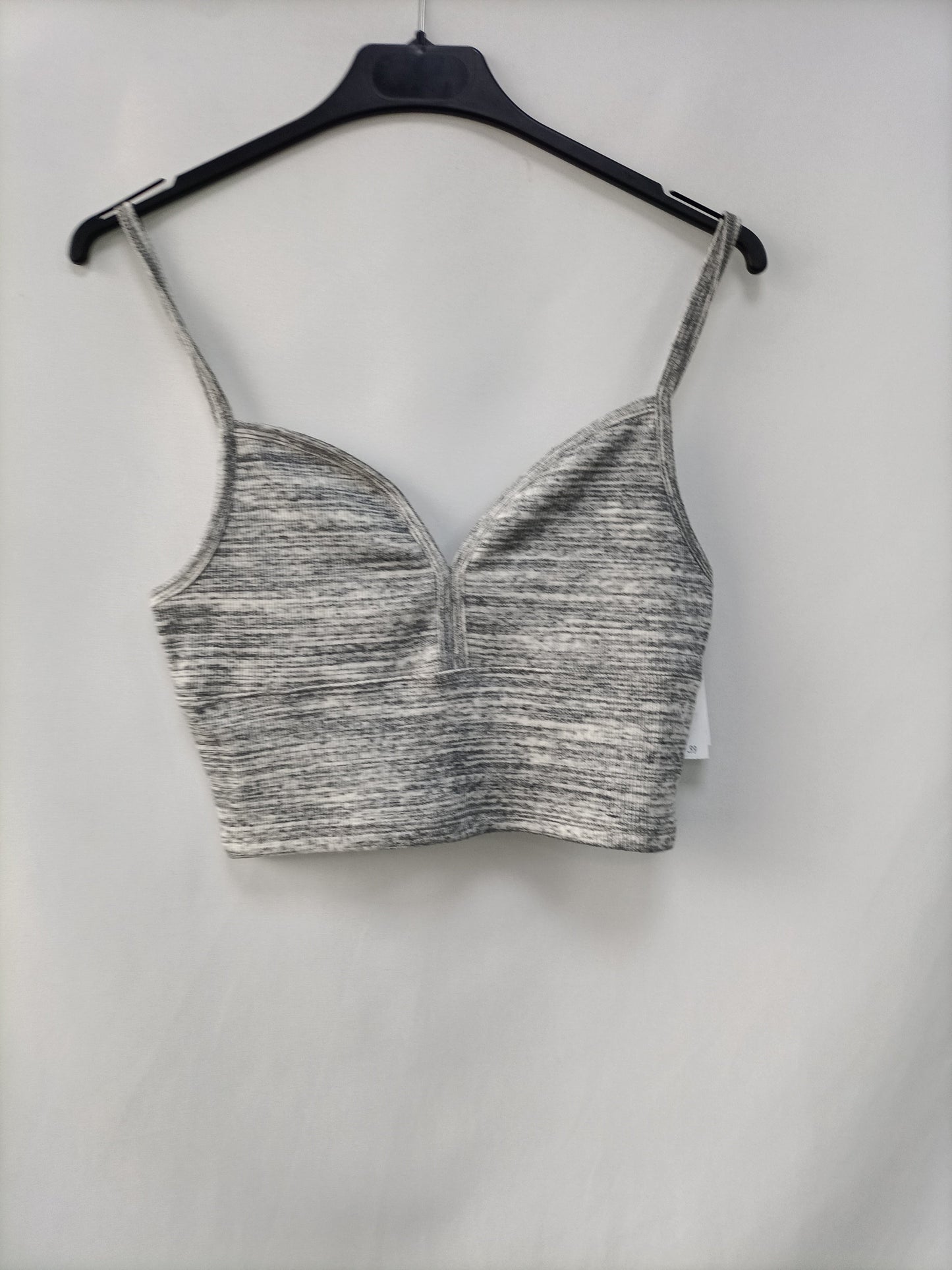HOLLISTER. Top gris jaspeado T.m