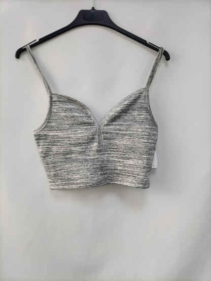 HOLLISTER. Top gris jaspeado T.m