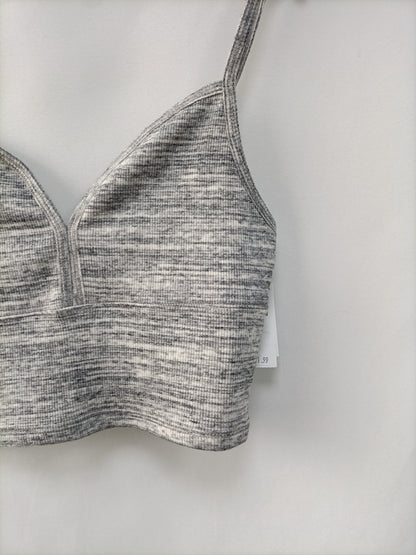 HOLLISTER. Top gris jaspeado T.m