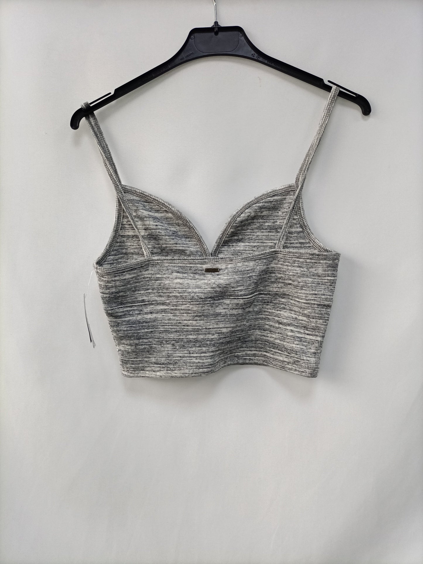 HOLLISTER. Top gris jaspeado T.m