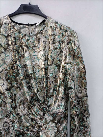 SANDRO. Vestido detalle metálicos Tu(s)