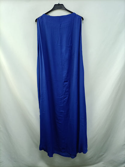 ZARA. Long blue dress T.xs