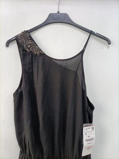 ZARA. Vestido largo asimétrico  T.s