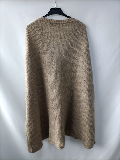 ZARA. Jersey oversized beige T.m