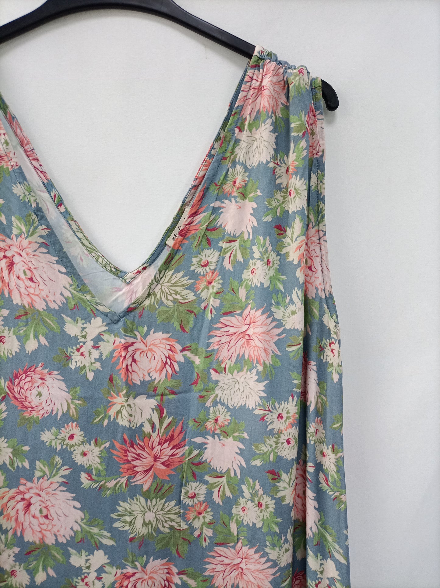 MI&amp;CO. Long blue floral dress Tm