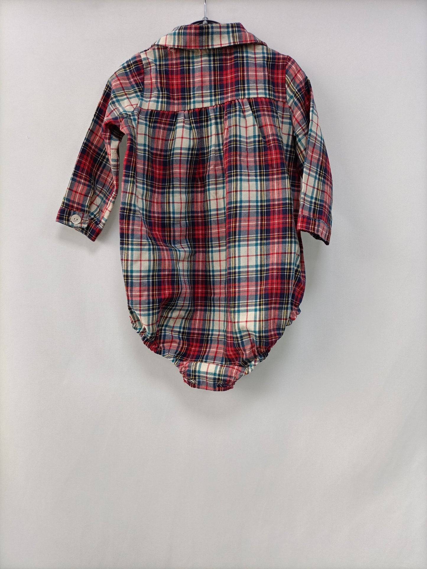 OMINI. Checkered romper size 18 months