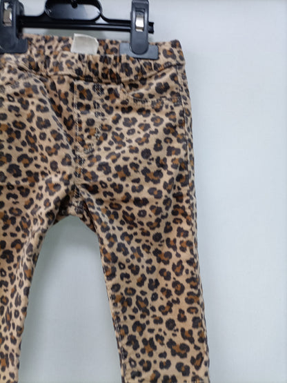 H&M. Pantalón animal print T.4/6meses