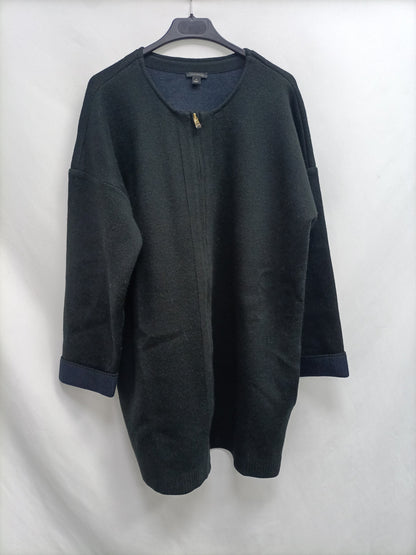 ANN TAYLOR Black Zip-Up Cardigan Ts