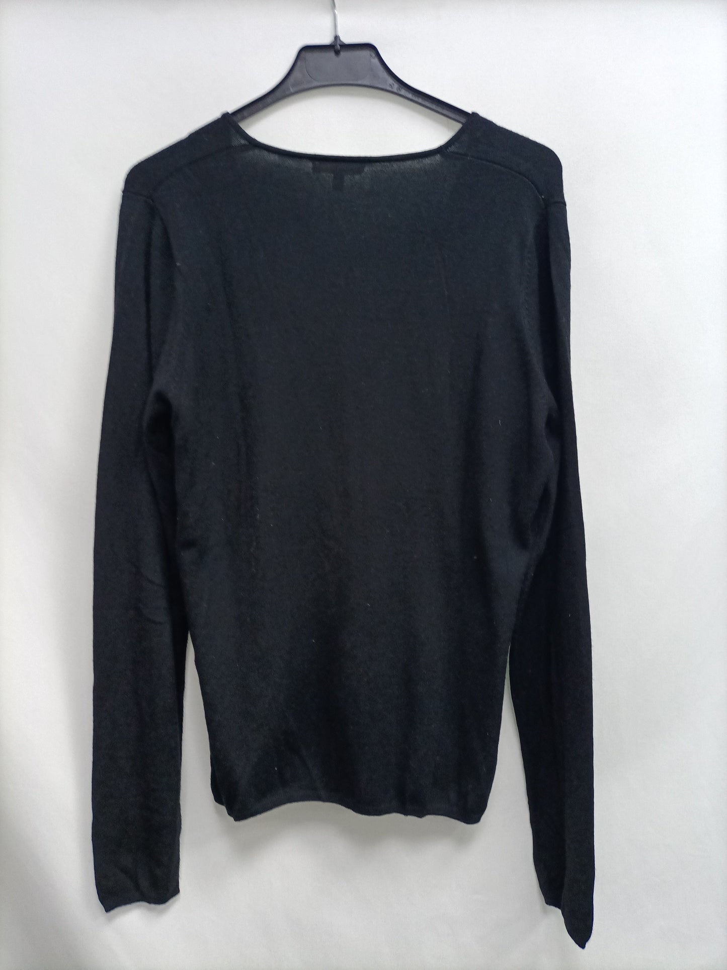 KOOKAI. Tl fluid black cardigan
