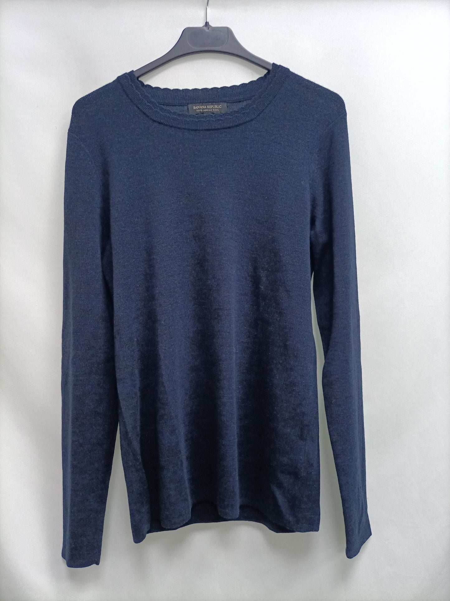 BANANA REPUBLIC. Blue wool sweater Tl