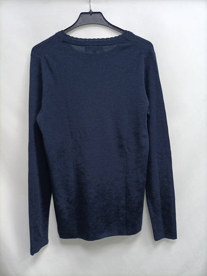 BANANA REPUBLIC. Blue wool sweater Tl