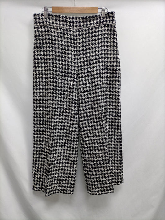 ZARA. Houndstooth culottes, size XL
