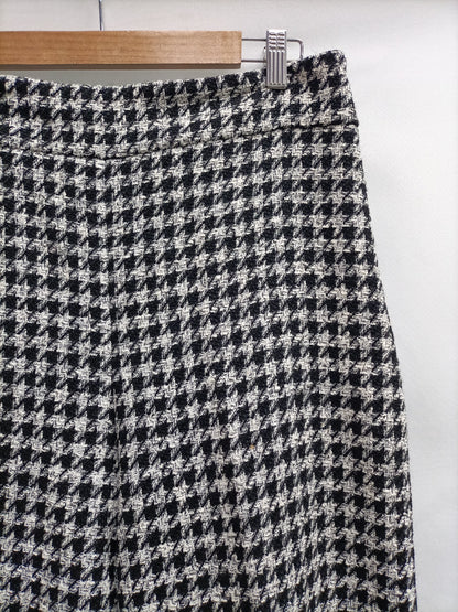 ZARA. Houndstooth culottes, size XL