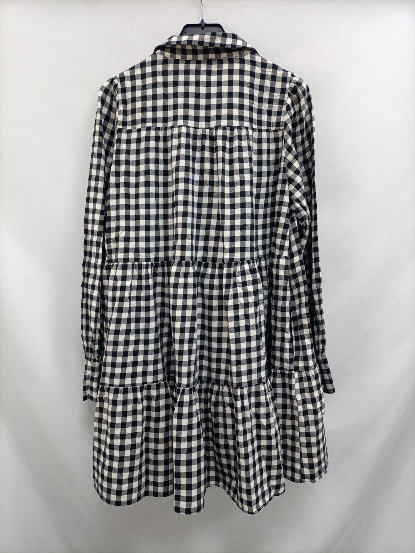 ZARA. Short gingham dress T.xs