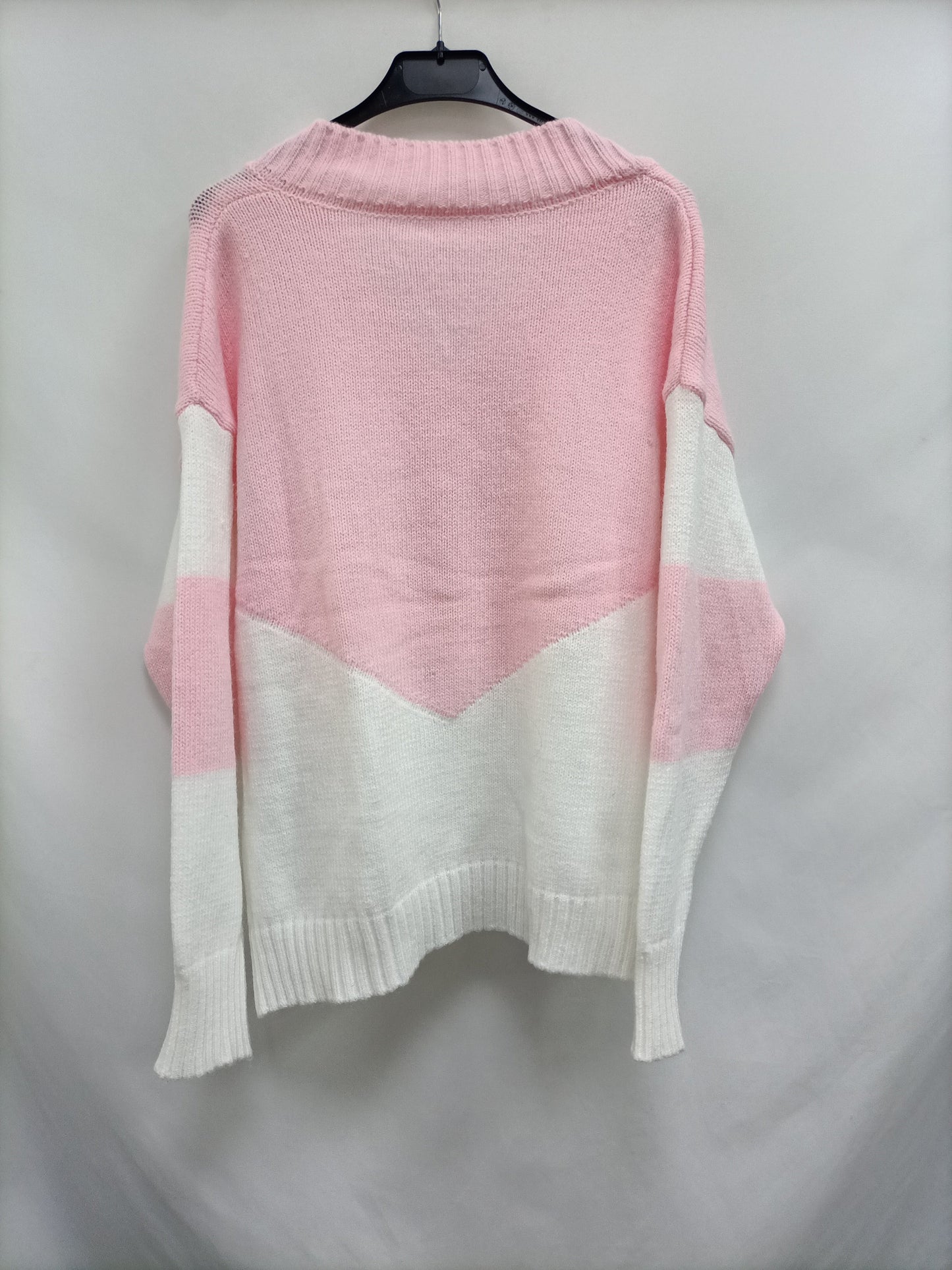 OTHERS. Two-tone Tu(m) sweater