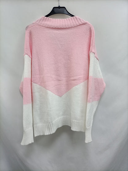 OTHERS. Two-tone Tu(m) sweater
