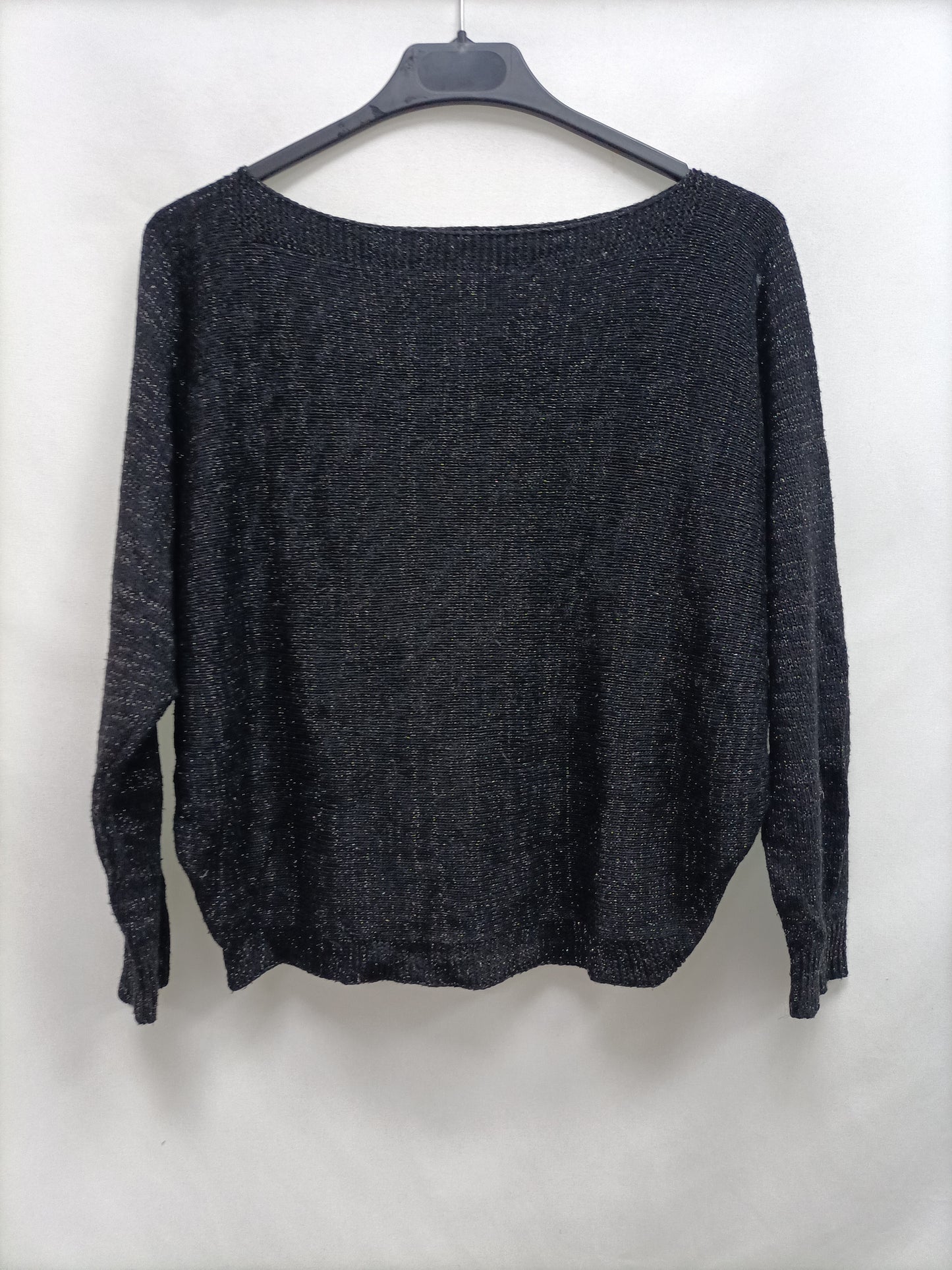 H. TREND. Jersey negro hilos T.u(s)