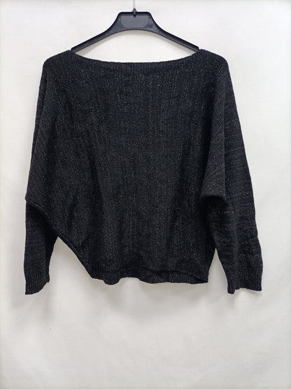 H. TREND. Jersey negro hilos T.u(s)