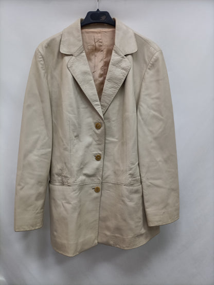 OTRAS. Chaqueta vintage piel T.44 (tara)