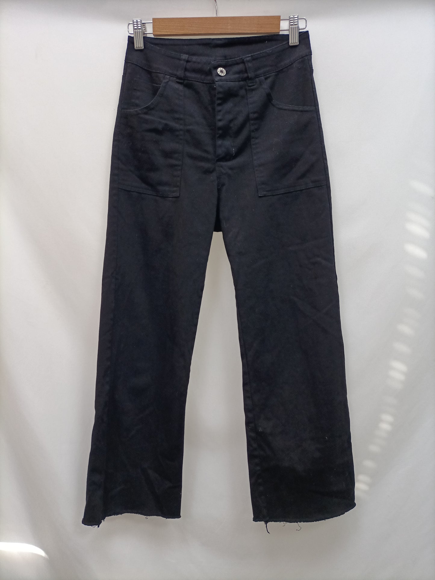 OTHERS. Black straight Ts pants