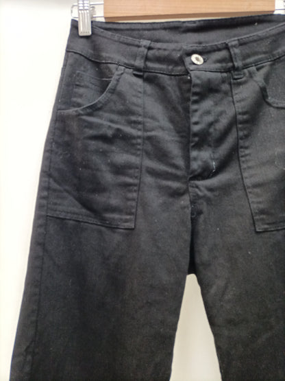 OTHERS. Black straight Ts pants