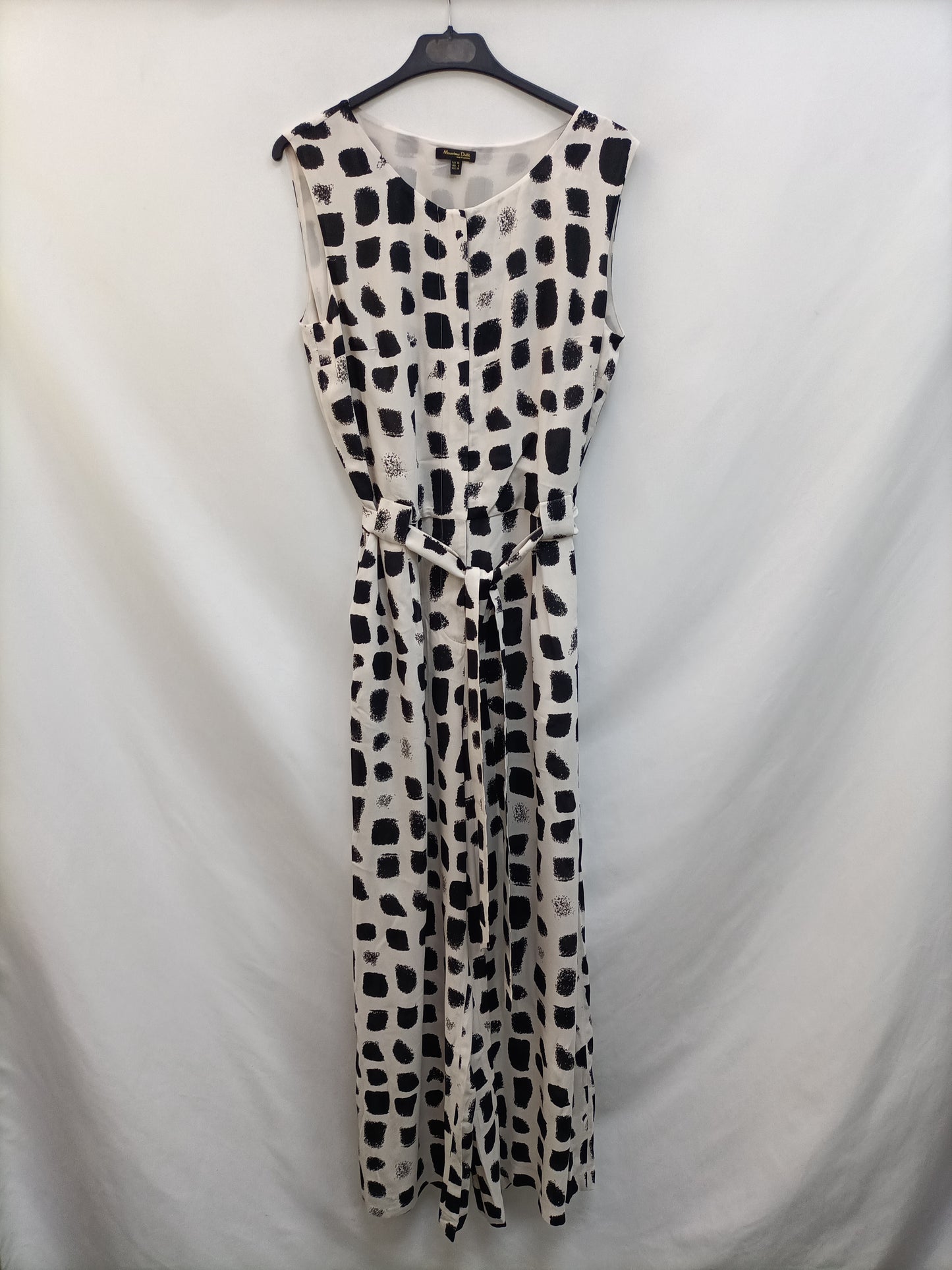 MASSIMO DUTTI. Mono beige fluido T.38