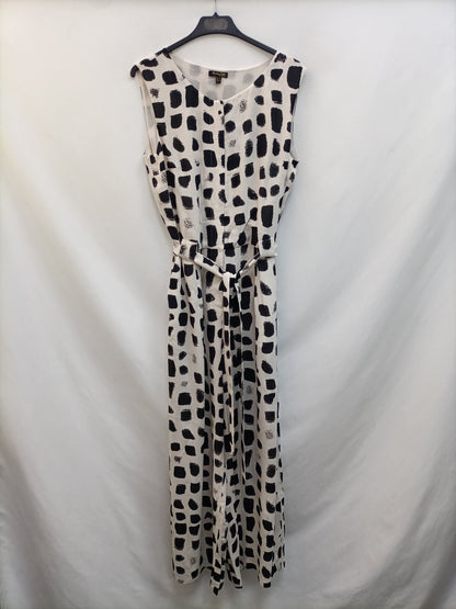 MASSIMO DUTTI. Mono beige fluido T.38