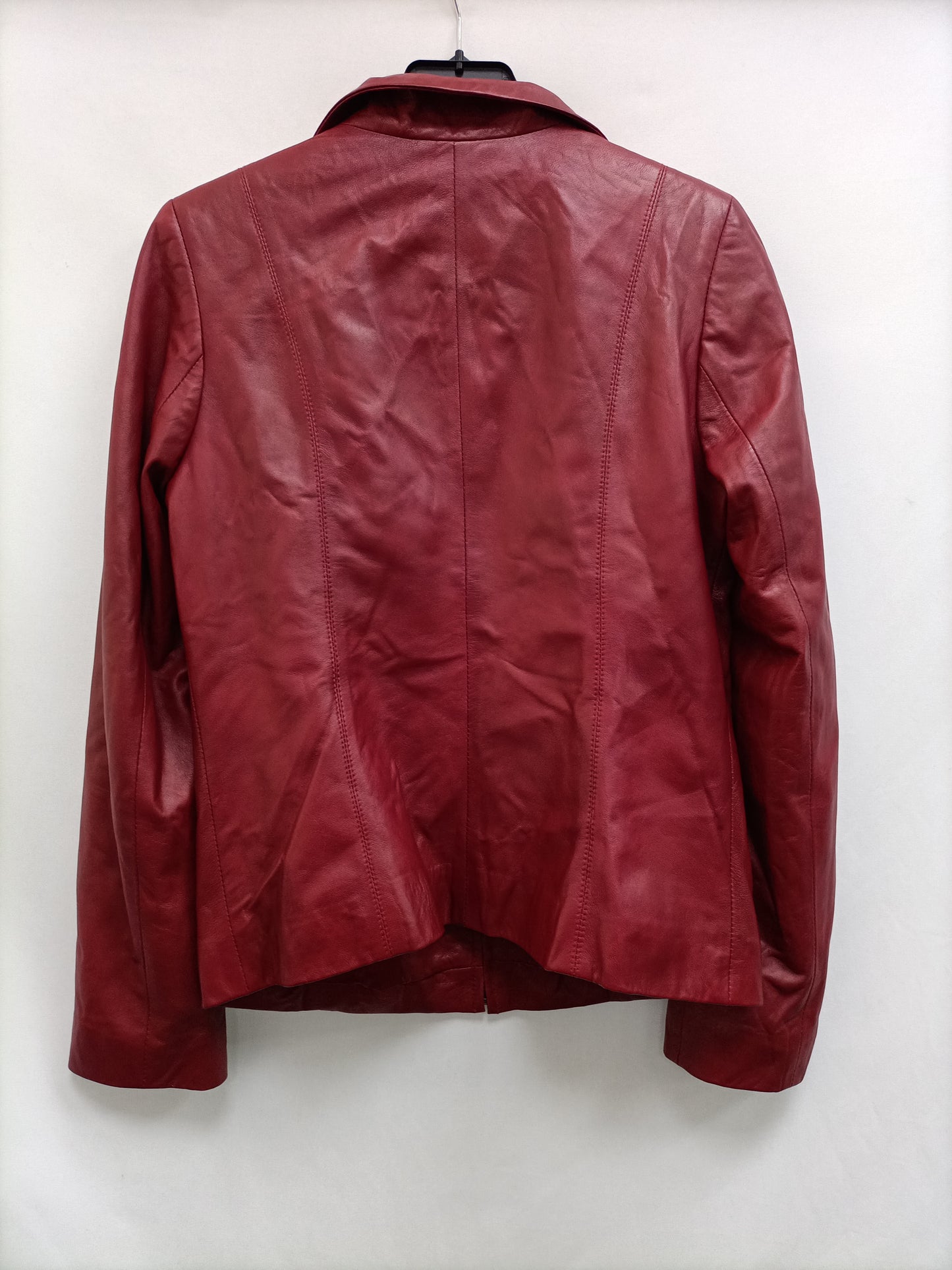 KOC. Chaqueta burdeos piel T.34